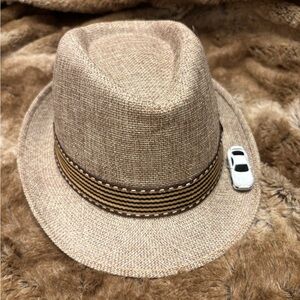 Stylish Tan Fedora Hat